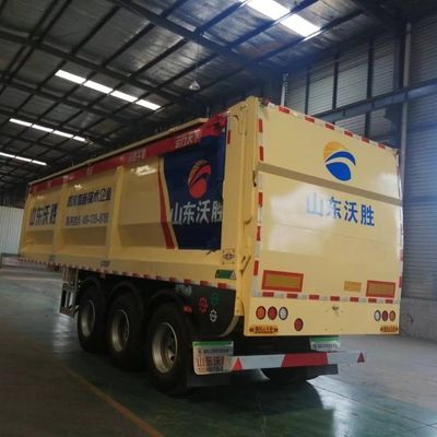 화물 운송 덤프 반 트레일러 트럭 크롤러 라이브 플로어 최대 실력 60000kgs