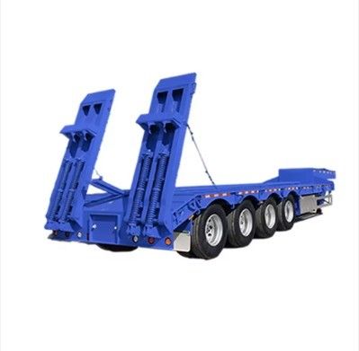 공기 또는 기계식 서스펜션 3/4 Axle Excavator 운송을 위한 로브보이 반 트레일러