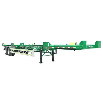20/40FT 터미널 포트 컨테이너 20/40FT 컨테이너 운송용 스켈레톤 반 트레일러