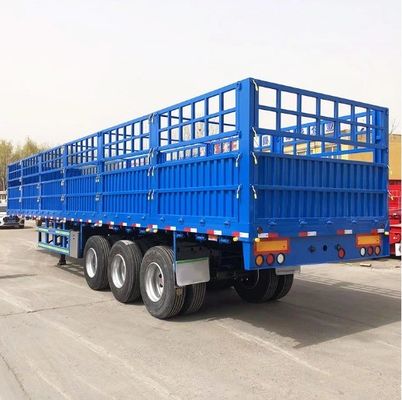 3 축 4 축 사이드 플레이트 높이 600mm 800mm 사이드 드롭 울타리 반 트레일러 최대 용량 30000 kg