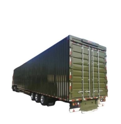 Wosheng 3 Axle Logistics 12R22.5 타이어와 13T/16T 축을 가진 반류차