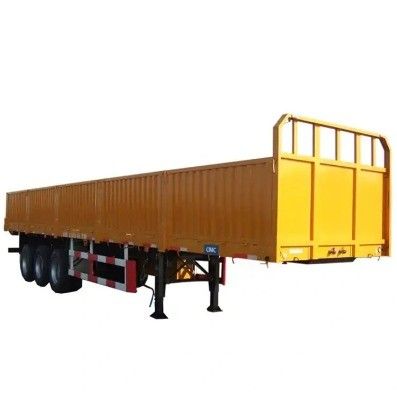 트럭 트레일러 경량형 벽 측면 반 트레일러 Shangdong WS Tare 무게 7500kgs