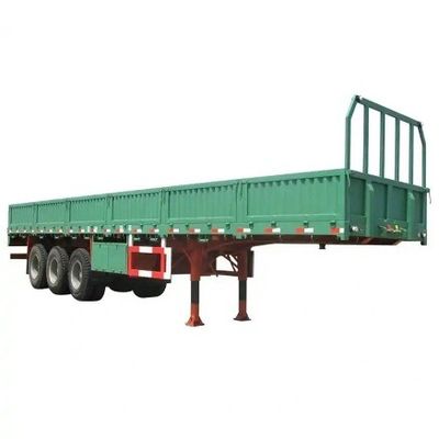 트럭 트레일러 경량형 벽 측면 반 트레일러 Shangdong WS Tare 무게 7500kgs
