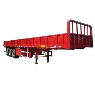 트럭 트레일러 경량형 벽 측면 반 트레일러 Shangdong WS Tare 무게 7500kgs