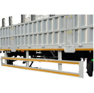 트럭 트레일러 경량형 벽 측면 반 트레일러 Shangdong WS Tare 무게 7500kgs