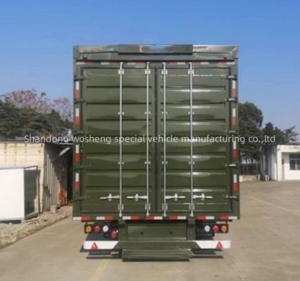 Wosheng 3 Axle Logistics Wingpan 밴 반 트레일러 30-40t Max Payload 트럭 트레일러