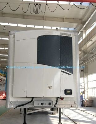 의뢰된 냉장고 냉장고 반 트럭 트레일러 13T/16T 축