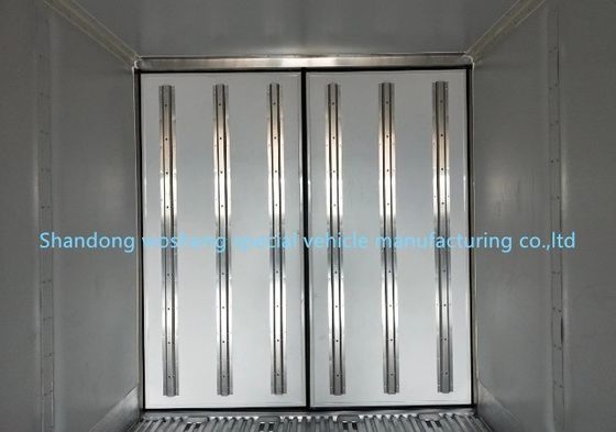 스틸 3 축 40/45f/48ft 냉장고 반 트레일러 냉동 음식을 운송하는 데 적합합니다