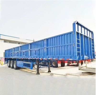 7500kgs Tare 무게 대용량 화물 울타리 Semi 트레일러