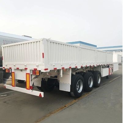 7500kgs Tare 무게 대용량 화물 울타리 Semi 트레일러