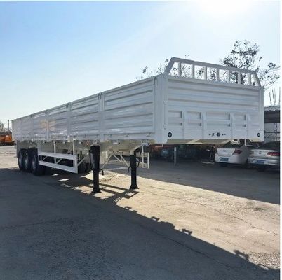 7500kgs Tare 무게 대용량 화물 울타리 Semi 트레일러