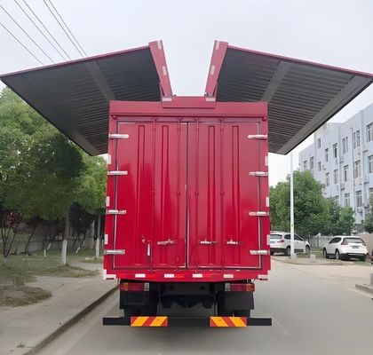 반트레일러 9.5-16m 길이 3 축 30-50tons 로지스틱스 날개 팽창 밴