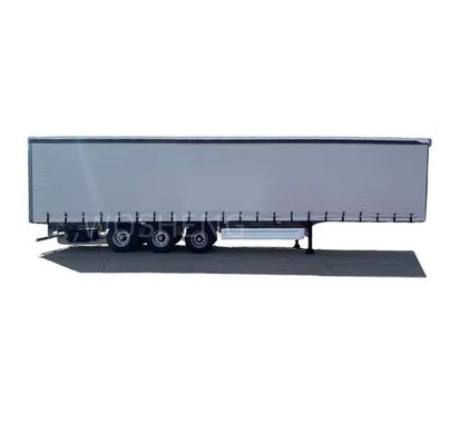 OTTC 3 Axles 40ft 45ft 백색 커튼 사이드 슬라이딩 트럭 러시아 시장에 대한 반 트레일러