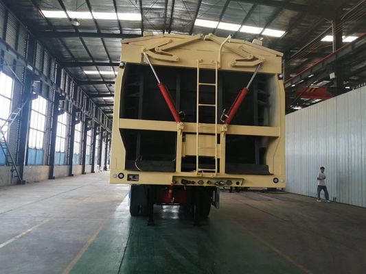 화물 운송 덤프 반 트레일러 트럭 크롤러 라이브 플로어 최대 실력 60000kgs