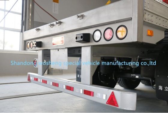 13T 16T BPW/FUWA Axle Semi-Trailer Fresh Food Transport Customer's Request에 따라 신선한 식품을 운송하기 위한 반류차