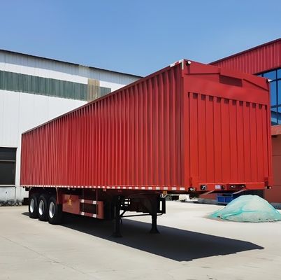 3 축 40ft 반 트레일러 화물 트레일러 날개 밴 9.00-22.5 림과 12R22.5 타이어