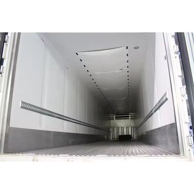Q345B T700 재질 중량 45FT 냉동 밴 반 트레일러