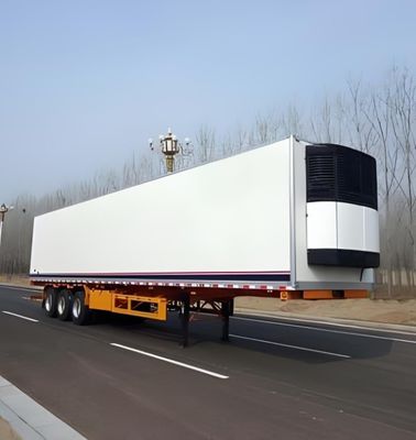 성능 스틸 40ft 45ft 53ft 냉장고 반 트레일러 냉장고 트럭 반 트레일러