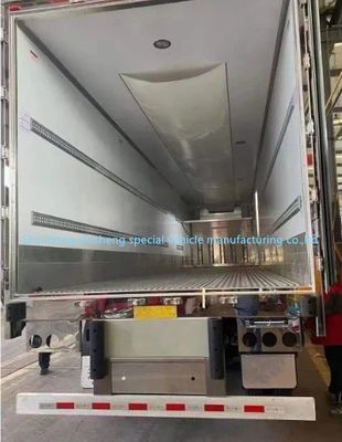 성능 스틸 40ft 45ft 53ft 냉장고 반 트레일러 냉장고 트럭 반 트레일러