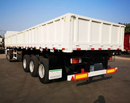 80tons 측면 벽에 열려있는 화물 반 트럭 트레일러와 2&quot; 50mm 또는3.5 &quot;90mm JOST 왕 핀