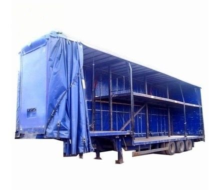 WS 2/3/4 Axles Tarpaulin 커튼 사이드 반 트레일러 음료 및 채소