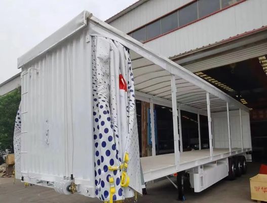 13T 16T BPW/FUWA Axle Tri 3 Axle 밴 박스 타입 트럭 트레일러용 트럭 반 트레일러