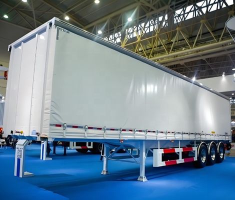 13T 16T BPW/FUWA Axle Tri 3 Axle 밴 박스 타입 트럭 트레일러용 트럭 반 트레일러