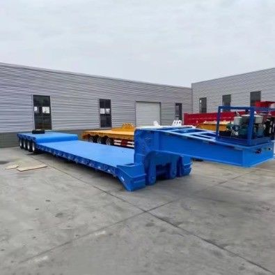 2024 최다 판매량 2/3/4/5 Axles Low Bed Lowboy Truck Lowbed Semi Trailer 13000x3000x1700mm