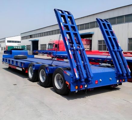 2024 최다 판매량 2/3/4/5 Axles Low Bed Lowboy Truck Lowbed Semi Trailer 13000x3000x1700mm