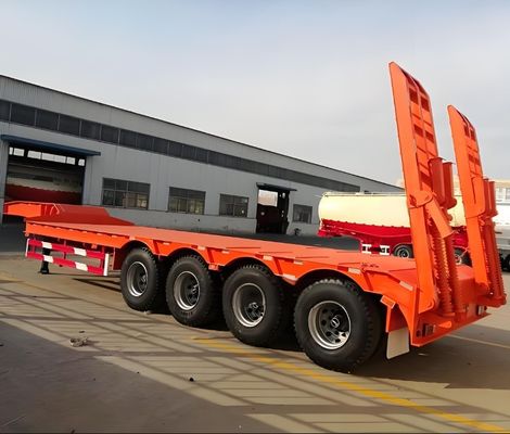 2024 최다 판매량 2/3/4/5 Axles Low Bed Lowboy Truck Lowbed Semi Trailer 13000x3000x1700mm