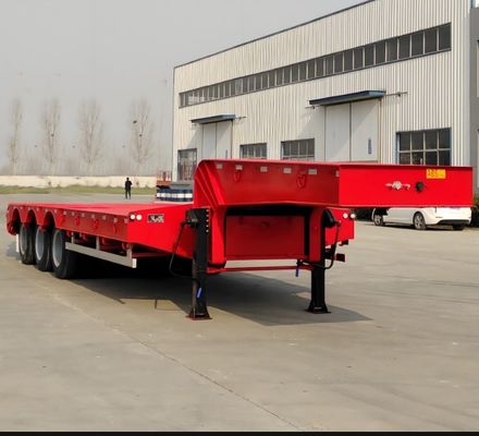 2024 최다 판매량 2/3/4/5 Axles Low Bed Lowboy Truck Lowbed Semi Trailer 13000x3000x1700mm
