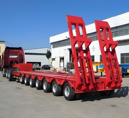 2024 최다 판매량 2/3/4/5 Axles Low Bed Lowboy Truck Lowbed Semi Trailer 13000x3000x1700mm