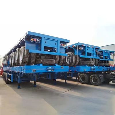 50tons Max Payload 트럭 트레일러 다기능 사이드 월 로드 컨테이너 반 트레일러