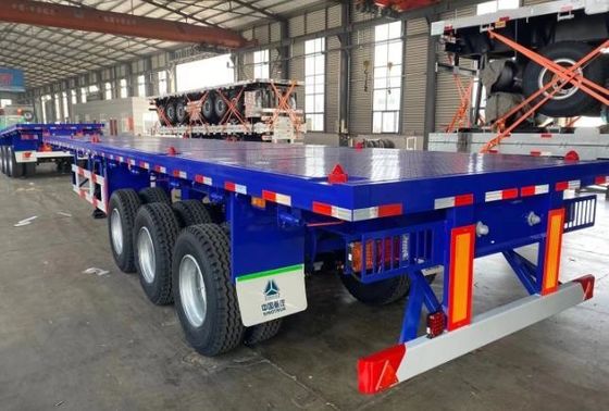 50tons Max Payload 트럭 트레일러 다기능 사이드 월 로드 컨테이너 반 트레일러