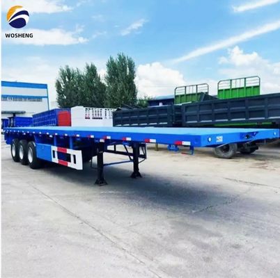 컨테이너 평면 반 트레일러 잎 스프링 90x13/16x10 층과 30-70t 용량