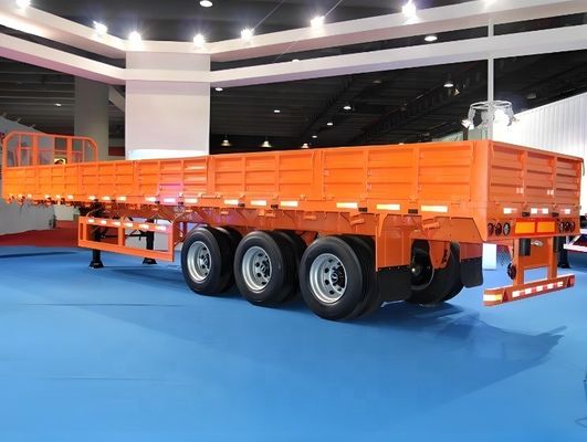 스틸 3 축 600mm 800mm 높이는 측면 벽 트레일러 실용적이고 건설