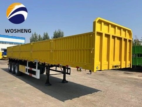 3 축 사이드 플레이트 트레일러 600mm 800mm 1200mm 높이는 사이드 벽