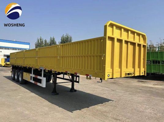 3 축 사이드 플레이트 트레일러 600mm 800mm 1200mm 높이는 사이드 벽