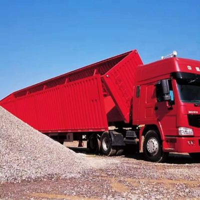 분리 가능한 사이드보드 반 트레일러 림 8.00-20 다중 경량 3 축 40-60tons