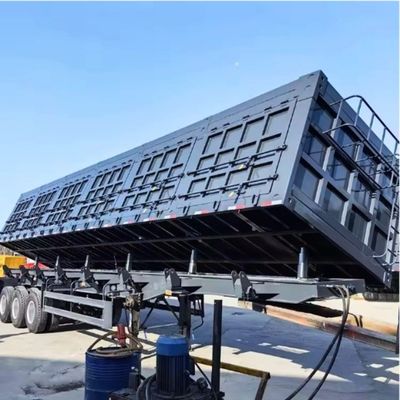 분리 가능한 사이드보드 반 트레일러 림 8.00-20 다중 경량 3 축 40-60tons