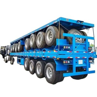 중용 플랫폼 평면 트레일러 최대 실량 30000 kg 및 Q345b 주선선