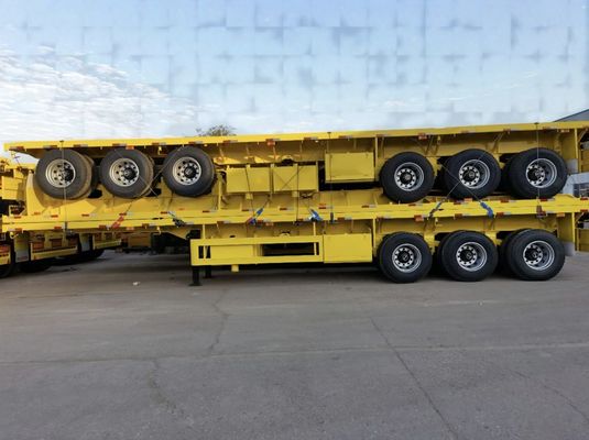 중용 플랫폼 평면 트레일러 최대 실량 30000 kg 및 Q345b 주선선