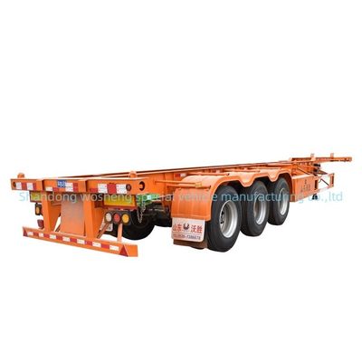 3 축 컨테이너 차시 스켈레톤 반 트럭 트레일러 JOST 3.5 &quot;90mm 킹 핀