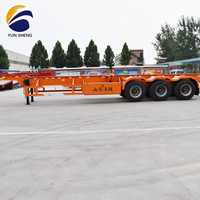 2 또는 3 축 40ft 컨테이너 운송 반 트레일러 JOST 2&quot; 50mm 또는 3.5&quot; 90mm 킹 핀