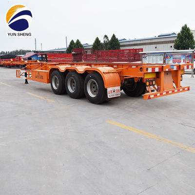 2 또는 3 축 40ft 컨테이너 운송 반 트레일러 JOST 2&quot; 50mm 또는 3.5&quot; 90mm 킹 핀