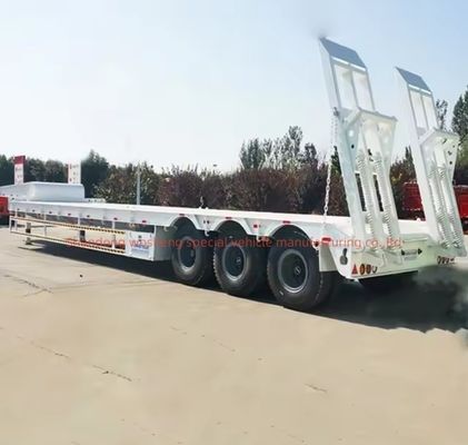 낮은 침대 컨테이너 차시 로더 중량 화물 운송용 로보이 반 트레일러
