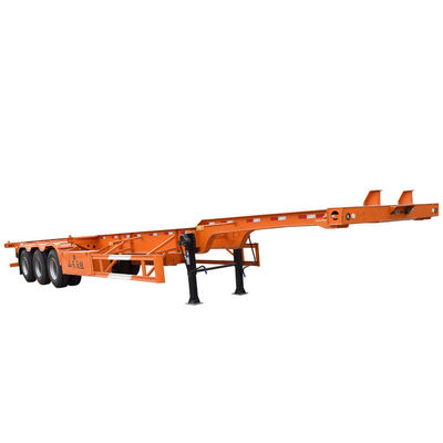 랜딩 기어 28ton/pc 3 Axle 40ft 20ft 컨테이너 차시 트럭에 대한 골격 반 트레일러