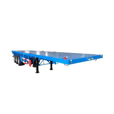 컨테이너 운송용 28t 중량 3축 평면 40ft 반 트레일러
