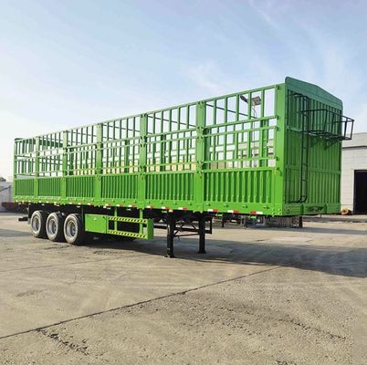 직접 생산 및 판매 3 축 4 축 울타리 트레일러 최대 용량 30000 kg