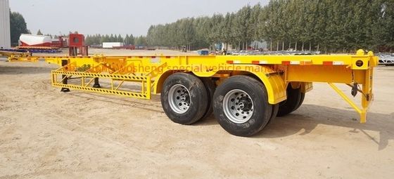 Wosheng Best 2 Axle 20FT 40FT 컨테이너 스켈레톤 컨테이너 운송용 반 트레일러